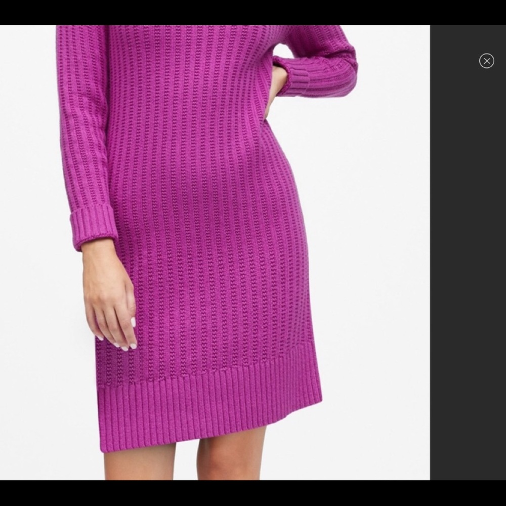 Banana republic Chunky Turtleneck Sweater Dress. - Picture 3 of 9